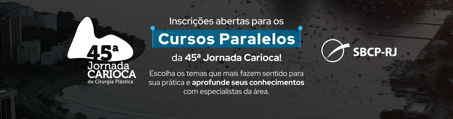 Inscrições abertas para os Cursos Paralelos da 45ª Jornada Carioca